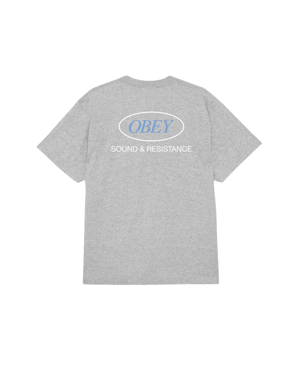 obey SOUND OVAL CLASSIC T-SHIRT