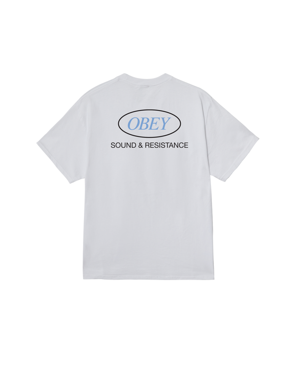 obey SOUND OVAL CLASSIC T-SHIRT