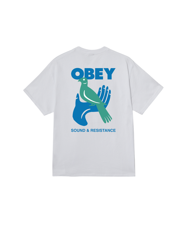 obey SOUND & RESISTANCE BIRD CLASSIC T-SHIRT