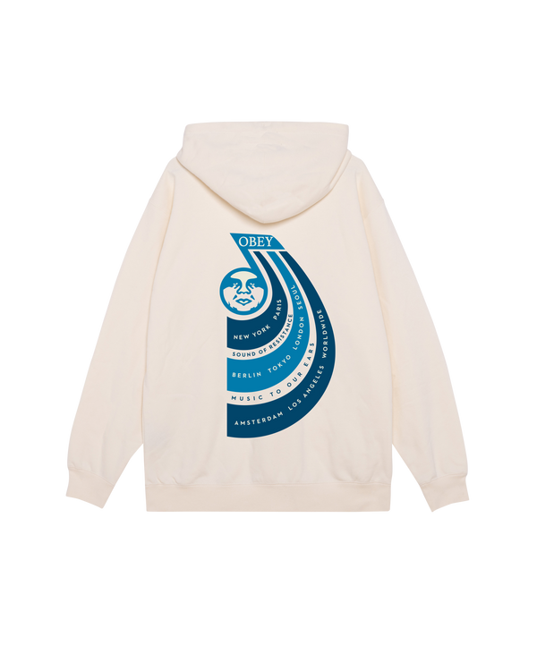 obey SOUNDS OF RESISTANCE PULLOVER HOOD