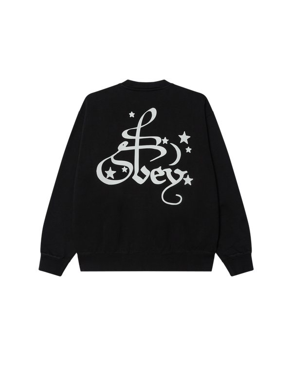 obey SPELLBOUND FADED CREWNECK
