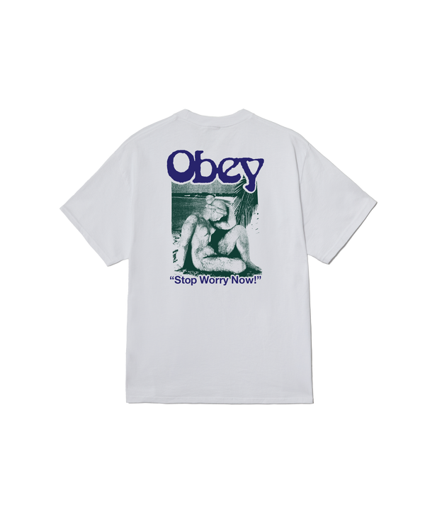 obey STOP WORRY NOW CLASSIC T-SHIRT
