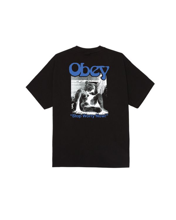 obey STOP WORRY NOW CLASSIC T-SHIRT