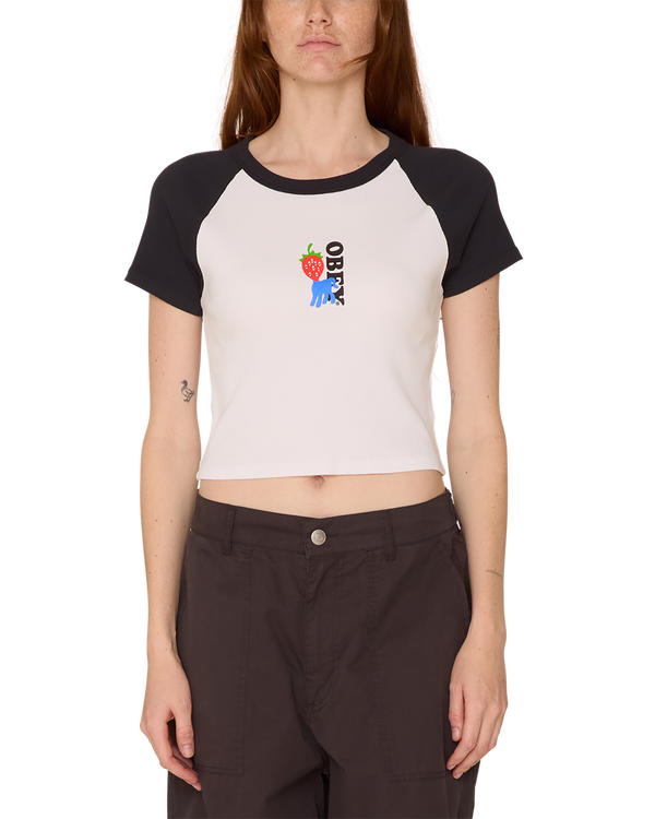 obey STRAWBERRY EYES STEVIE T-SHIRT