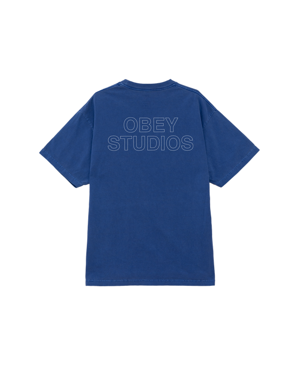obey STUDIOS OUTLINE PIGMENT T-SHIRT