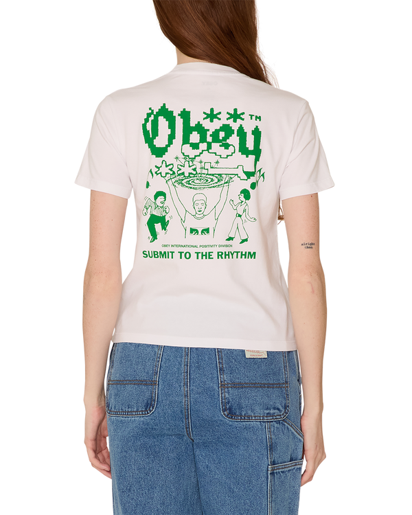 obey SUBMIT TO THE RHYTHM KAYLIN T-SHIRT