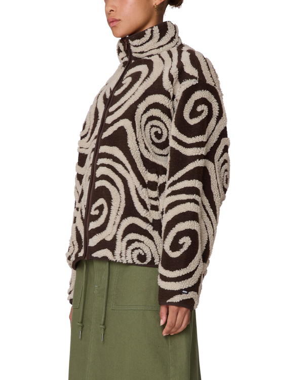 Obey SWIRLS JACQUARD JACKET