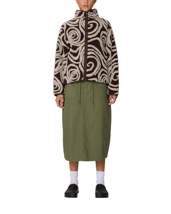 Obey SWIRLS JACQUARD JACKET