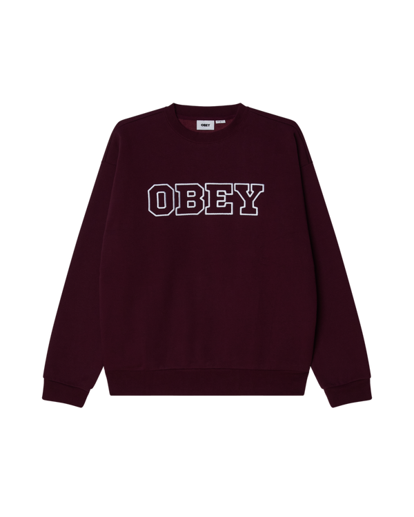 obey TENOR EXTRA HEAVY CREWNECK