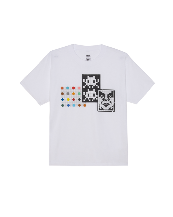 obey TRIPLE TROUBLE CLASSIC T-SHIRT