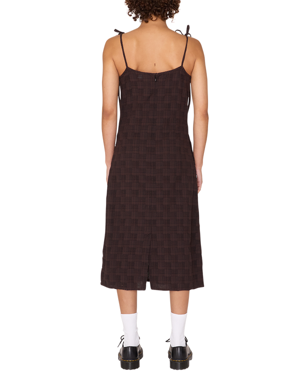 Obey VIVIAN PLAID DRESS