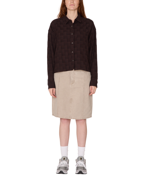 Obey VIVIAN PLAID SHIRT