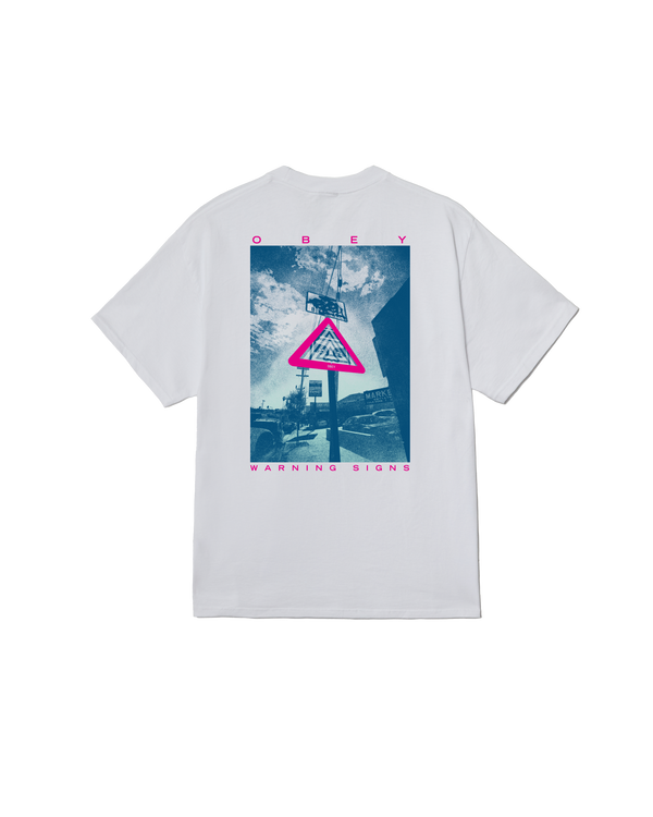 obey WARNING SIGN CLASSIC T-SHIRT