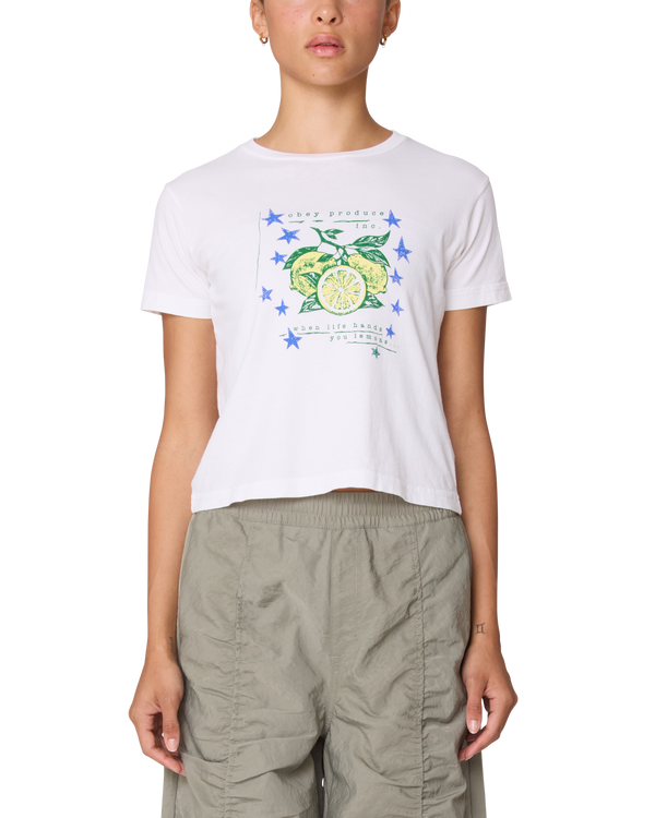 obey WHEN LIFE HANDS YOU LEMONS KAIA T-SHIRT