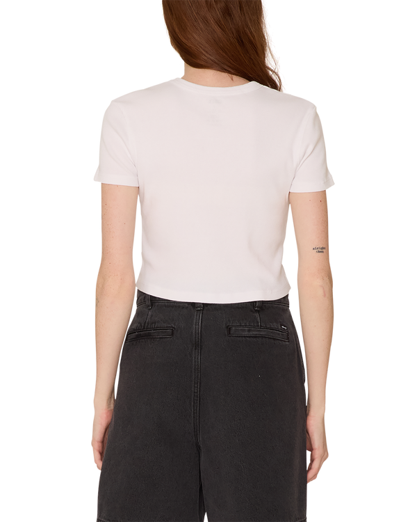 Obey ON THE OUTSIDE LOOKING IN CROPPED EMMA T-SHIRT