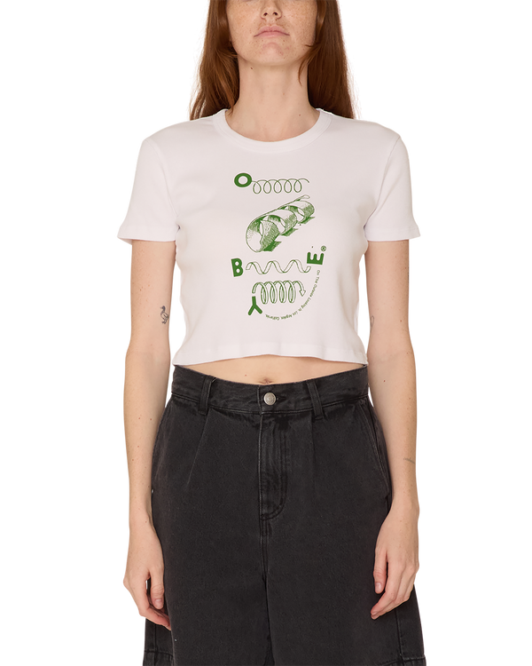 obey ON THE OUTSIDE LOOKING IN CROPPED EMMA T-SHIRT