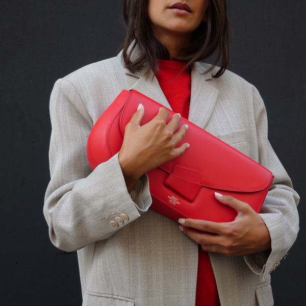 Object Particolare Milano BRERA CLUTCH RED