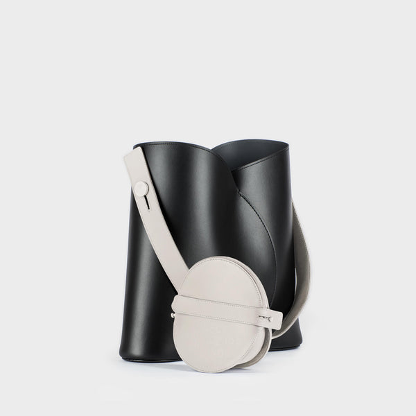 object particolare milano VITTI MEDIUM BLACK / CREMA