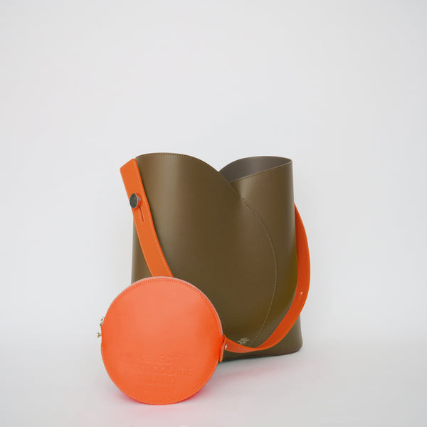 object particolare milano VITTI MEDIUM MOSS / ORANGE