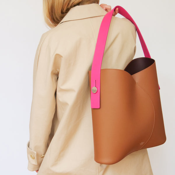 Object Particolare Milano VITTI MEDIUM TAN / FUCHSIA