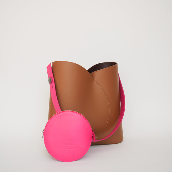 object particolare milano VITTI MEDIUM TAN / FUCHSIA