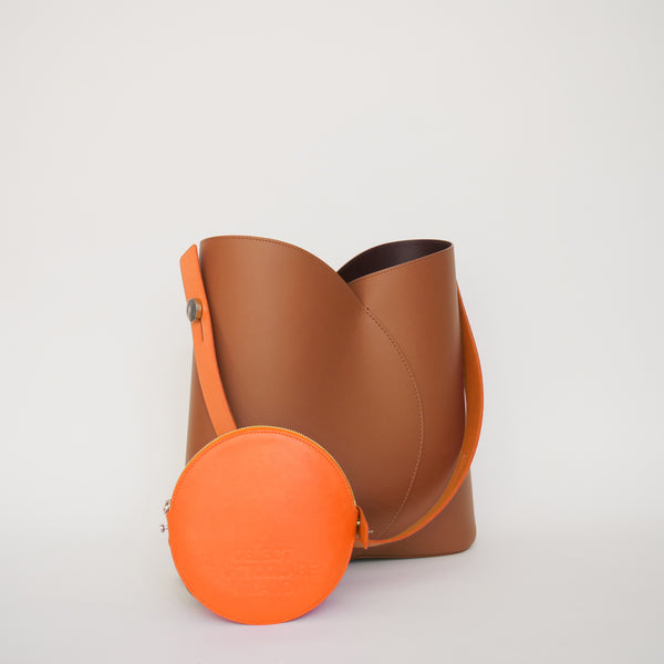 object particolare milano VITTI MEDIUM TAN / ORANGE