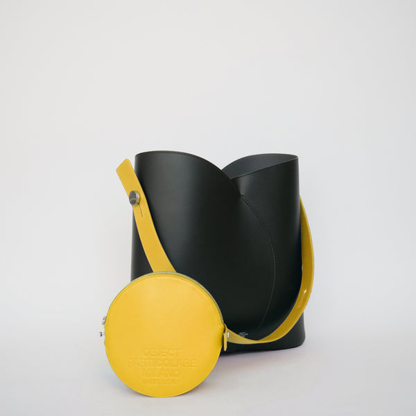 object particolare milano VITTI MEDIUM BLACK / YELLOW