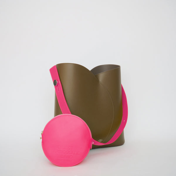 object particolare milano VITTI MEDIUM MOSS / FUCHSIA