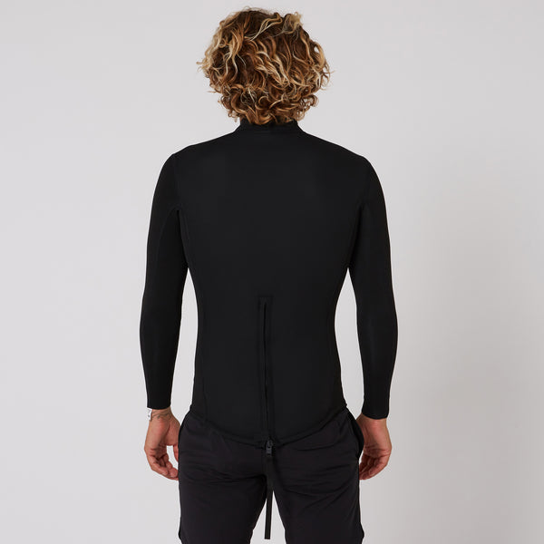 Ocean & Earth Heritage Back Zip Long Sleeve Vest - 1.5mm
