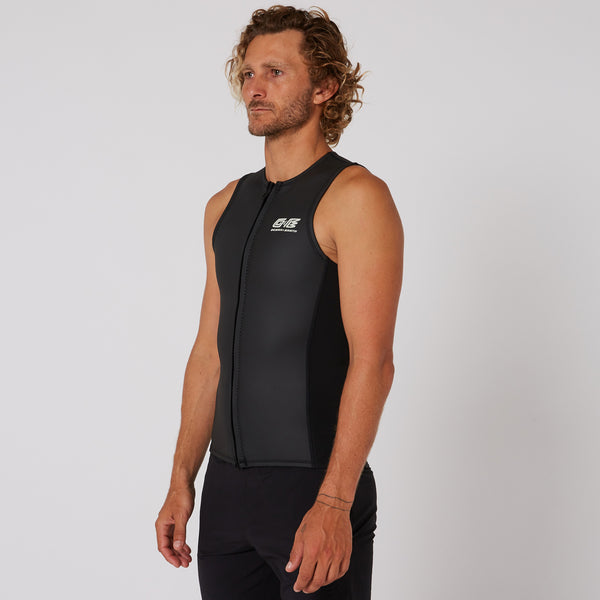 Ocean & Earth Heritage Front Zip Sleeveless Vest - 1.5mm