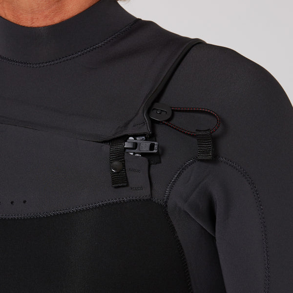 Ocean & Earth Mens Free Flex LS Chest Zip Spring - 2/2mm