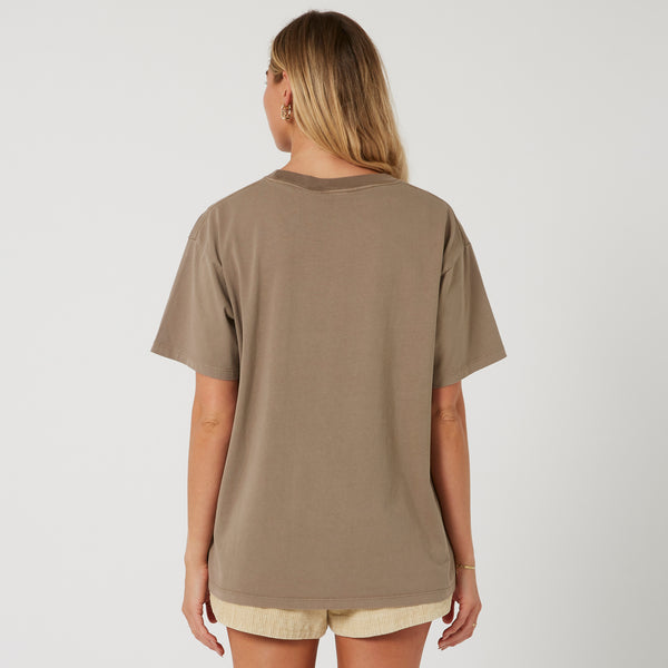 Ocean & Earth Corp Embroidery Oversized Tee