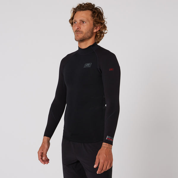 Ocean & Earth Double Black Long Sleeve Vest - 1.5mm