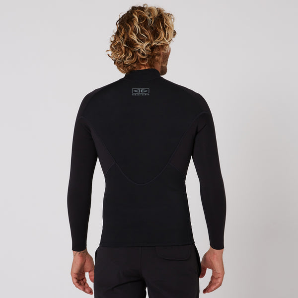 Ocean & Earth Double Black Long Sleeve Vest - 1.5mm