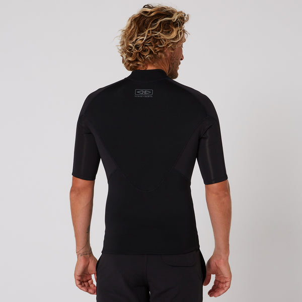 Ocean & Earth Double Black Short Sleeve Vest - 1.5mm
