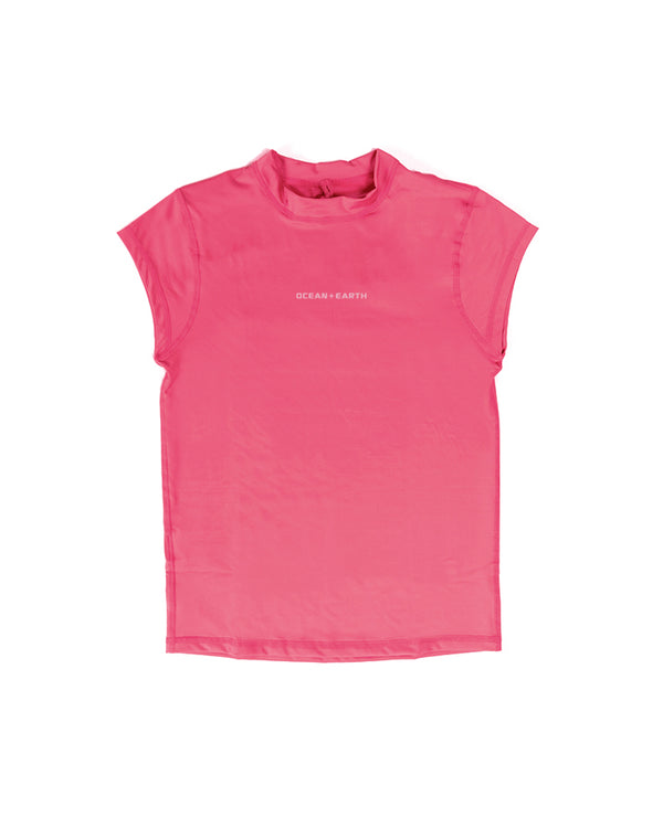 Ocean & Earth Girls Eclipse Cap Sleeve Rash Vest