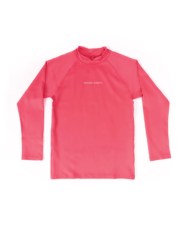 Ocean & Earth Girls Waves Long Sleeve Rash Vest