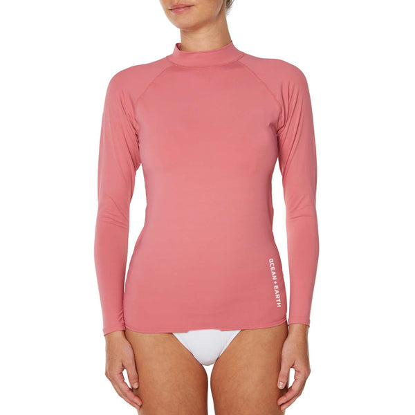 Ocean & Earth Girls Waves Long Sleeve Rash Vest