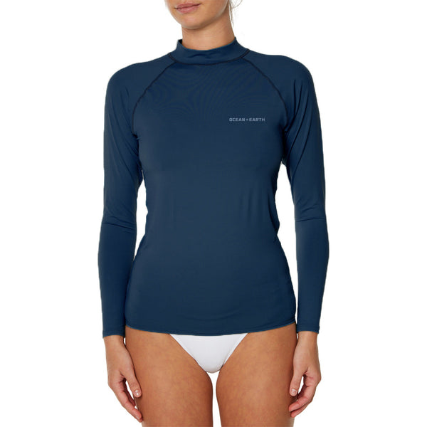 ocean & earth Girls Waves Long Sleeve Rash Vest
