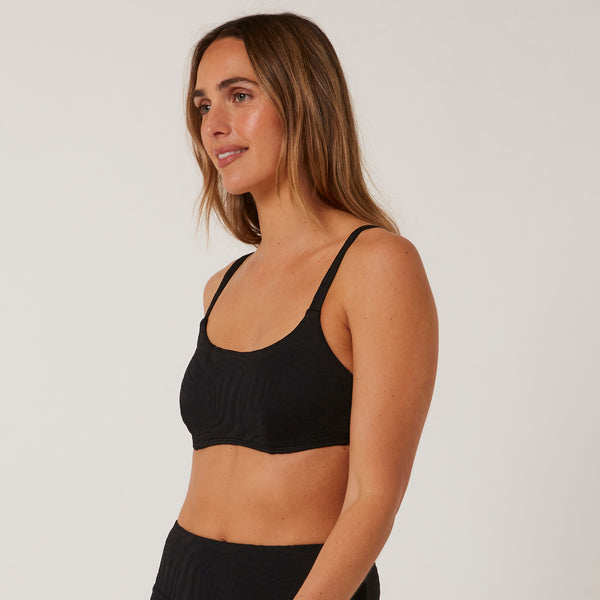 Ocean & Earth Hyams Jacquard Bralette Top