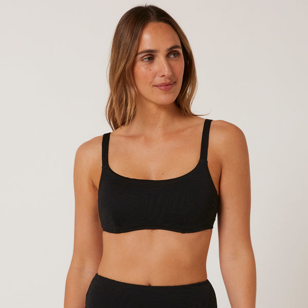 ocean & earth Hyams Jacquard Bralette Top