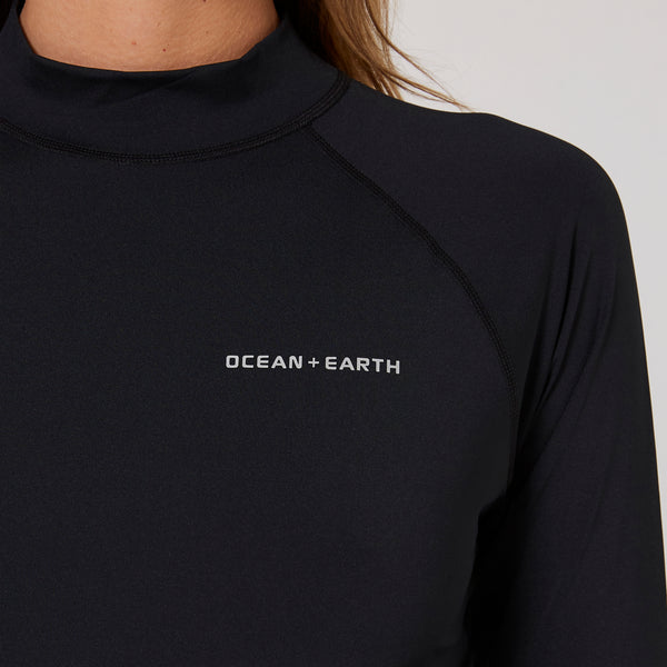 Ocean & Earth Ladies Waves Long Sleeve Rash Vest