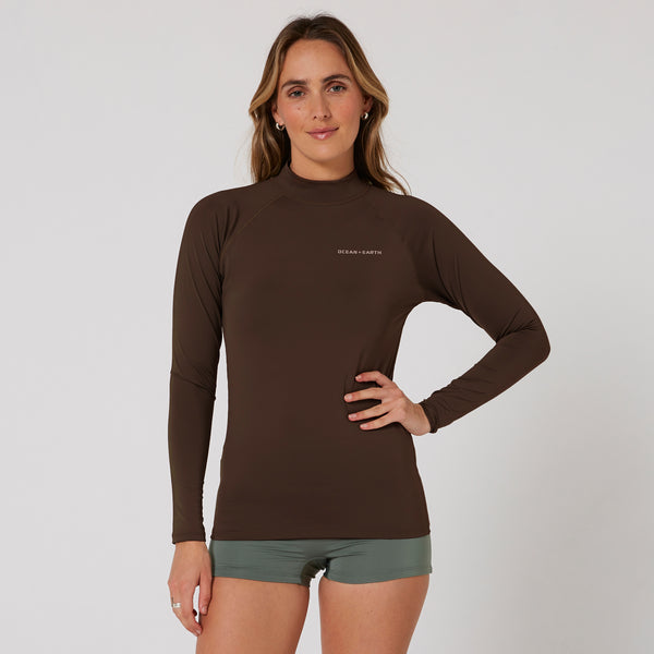 ocean & earth Ladies Waves Long Sleeve Rash Vest