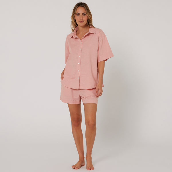 Ocean & Earth Linen Relaxed SS Shirt