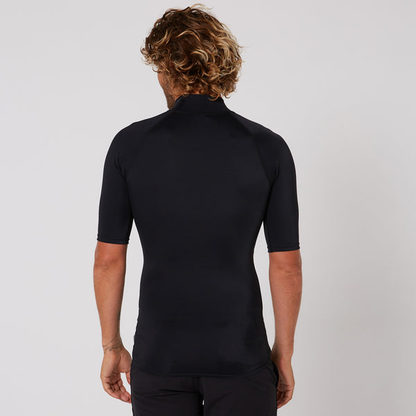 Ocean & Earth Mens Script Short Sleeve Rash Shirt