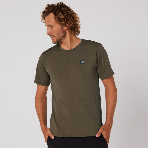 ocean & earth Mens Surf Short Sleeve Rash Shirt