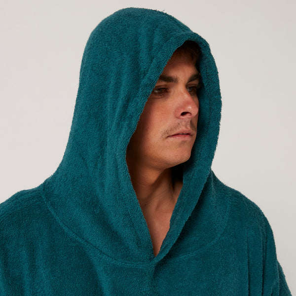 Ocean & Earth Mens Terry Hooded Poncho