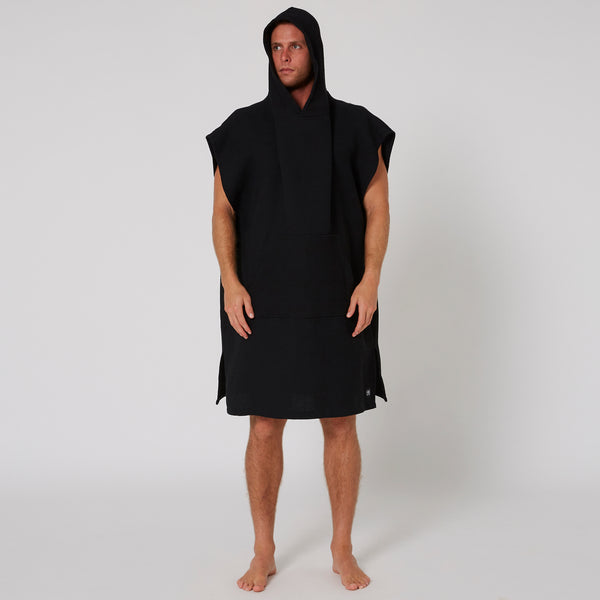 Ocean & Earth Mens Waffle Poncho