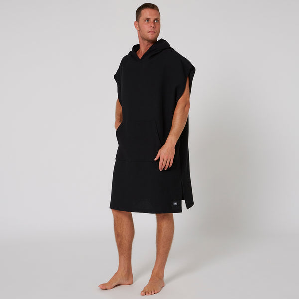 Ocean & Earth Mens Waffle Poncho