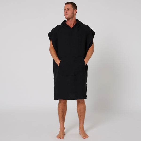 ocean & earth Mens Waffle Poncho